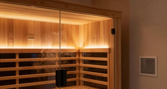home infrared sauna ventilation