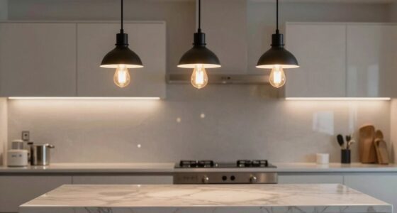 incorrect pendant light placement