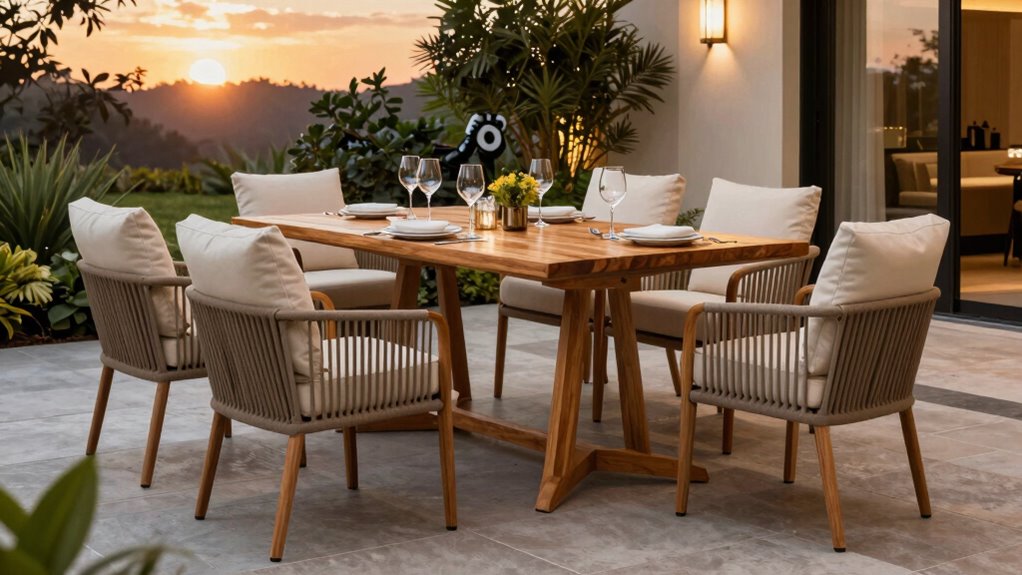 luxury patio dining considerations