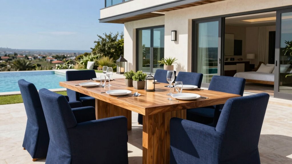 luxury patio dining options
