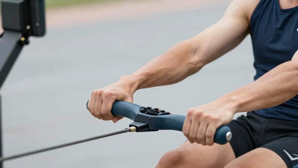 maintain proper rowing posture