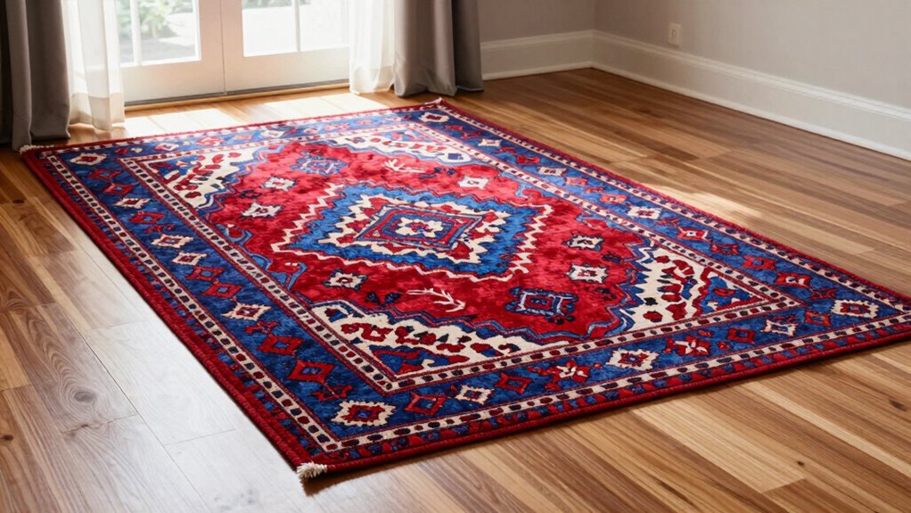 maintain rug flatness regularly