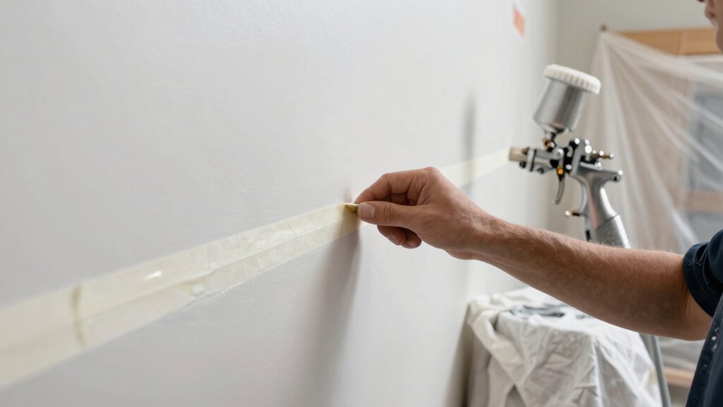 mask prepare protect surfaces