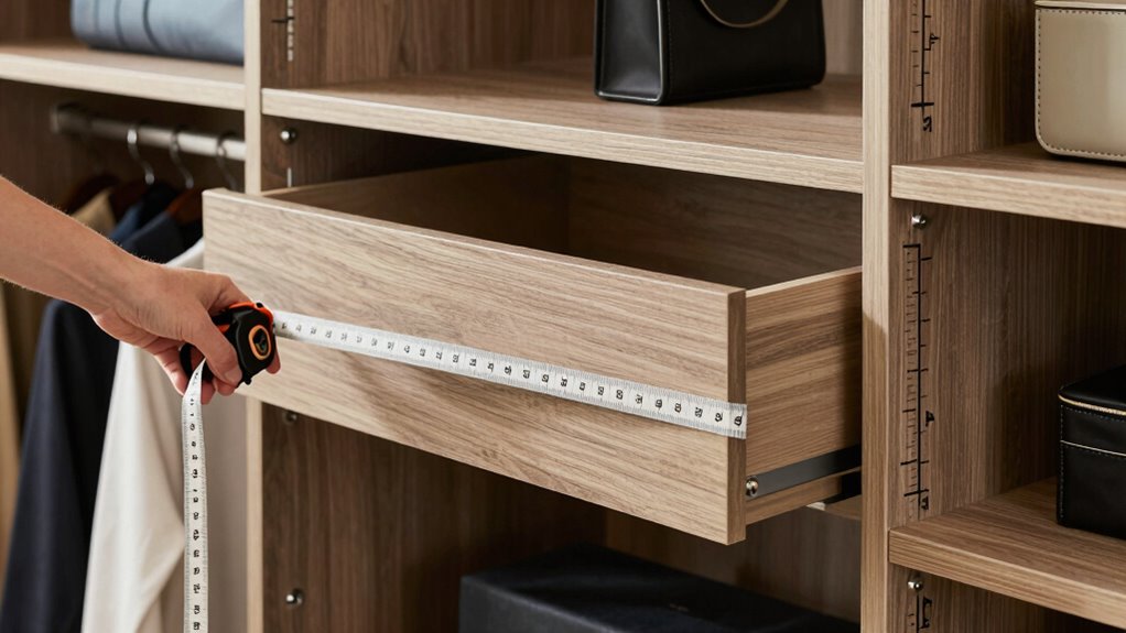 measure closet dimensions accurately
