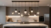 modern kitchen island lighting