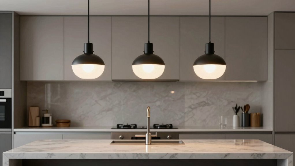 modern kitchen pendant lighting