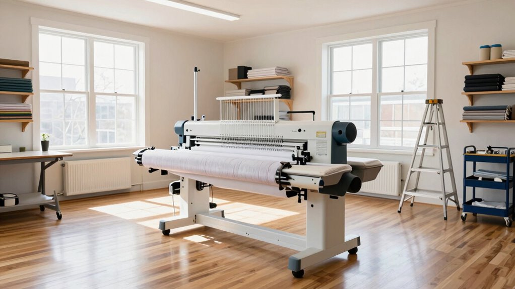 optimal long arm workspace setup