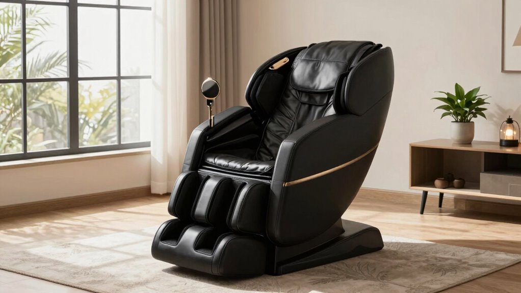 optimal massage chair placement