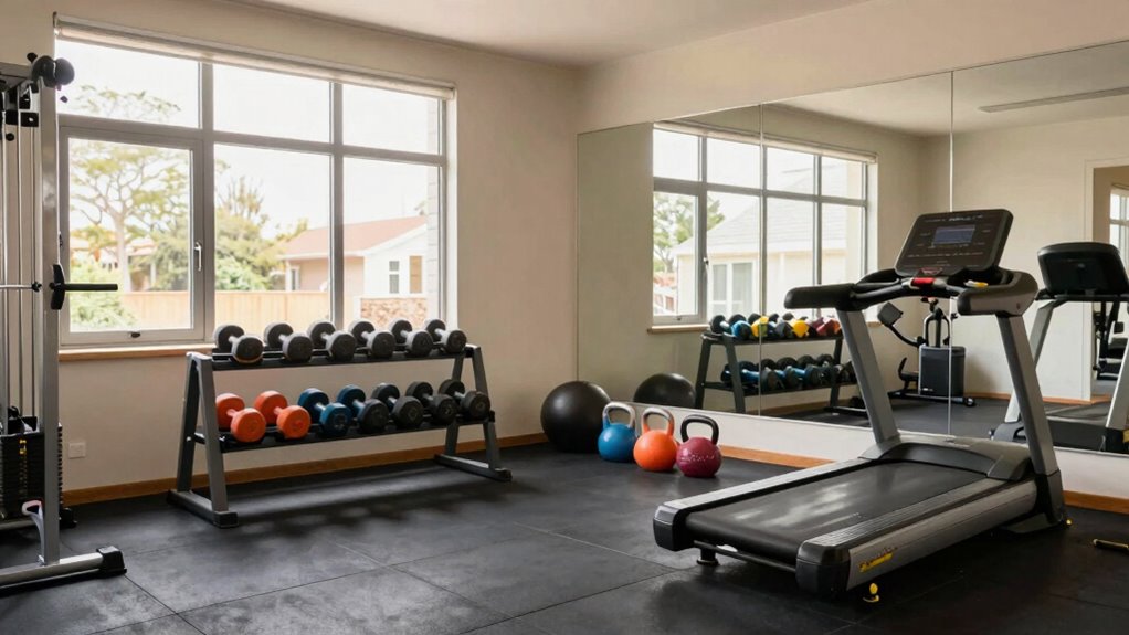 optimized home gym layout