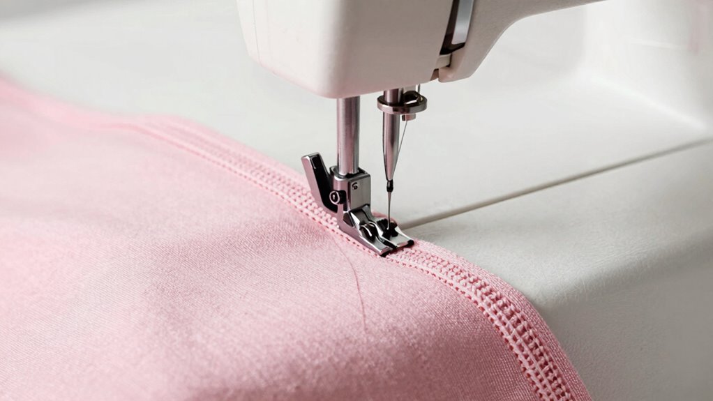 professional knit hem finishing