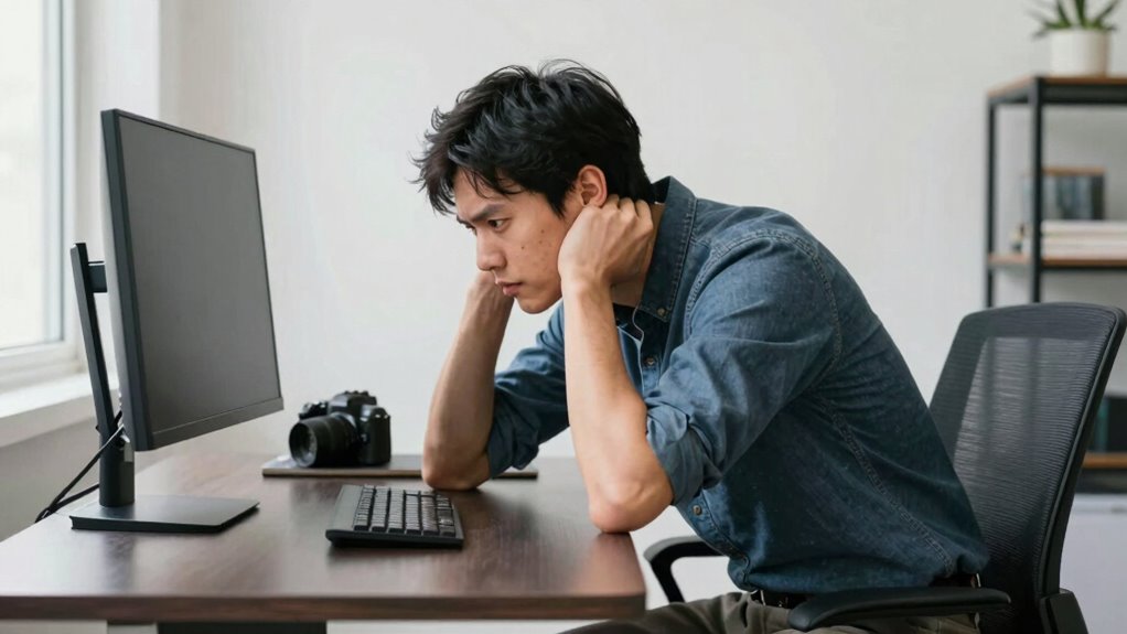 proper ergonomic desk height