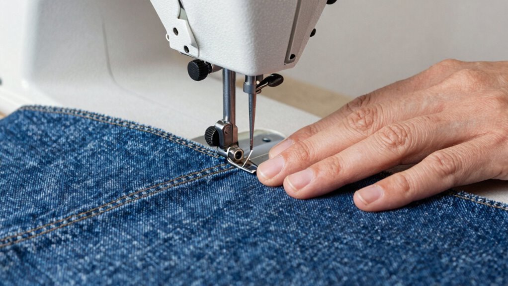 proper heavy fabric sewing