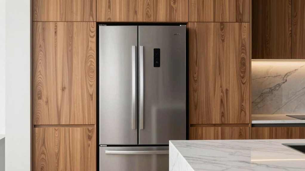 refrigerator cabinet depth measurement