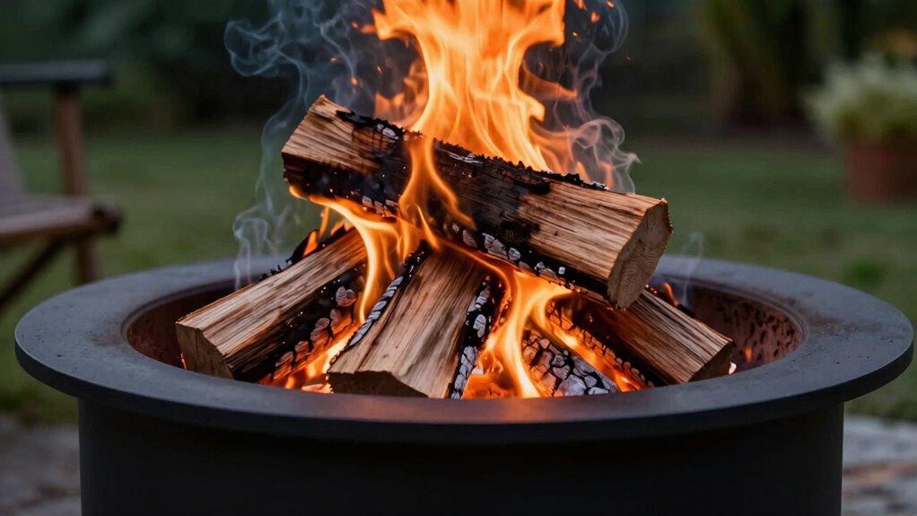 seasoned dry firewood reduces smoke