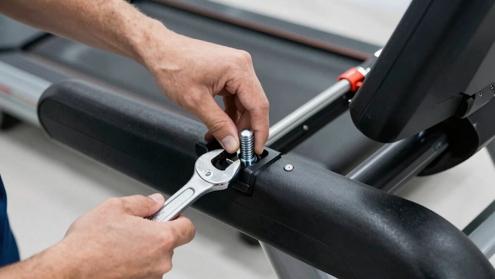 secure bolts inspect frame