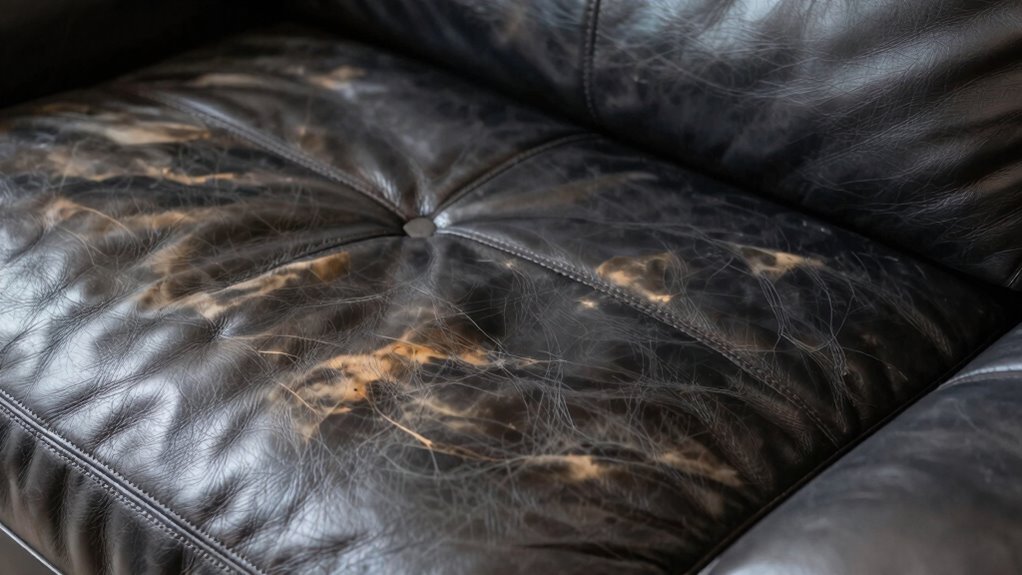 signs of leather damage