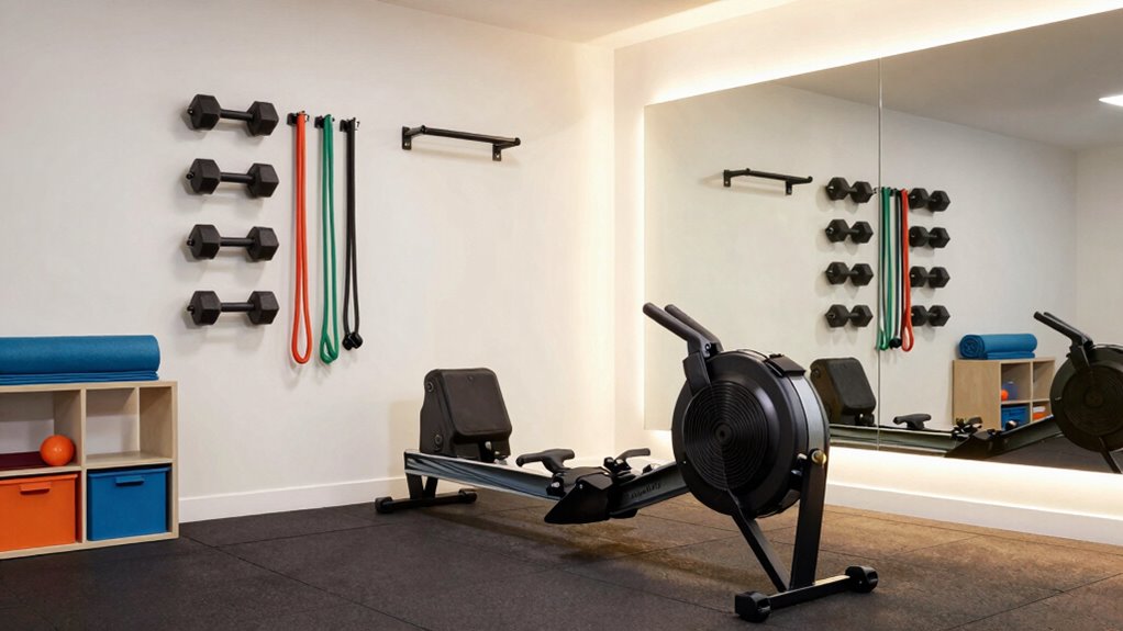smart home gym storage