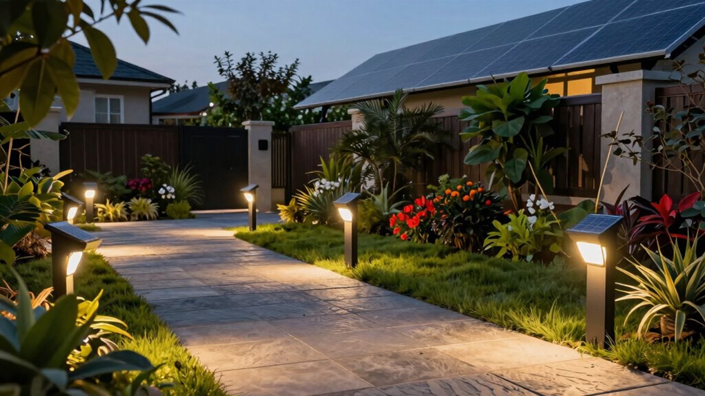 solar lights brightness range durability