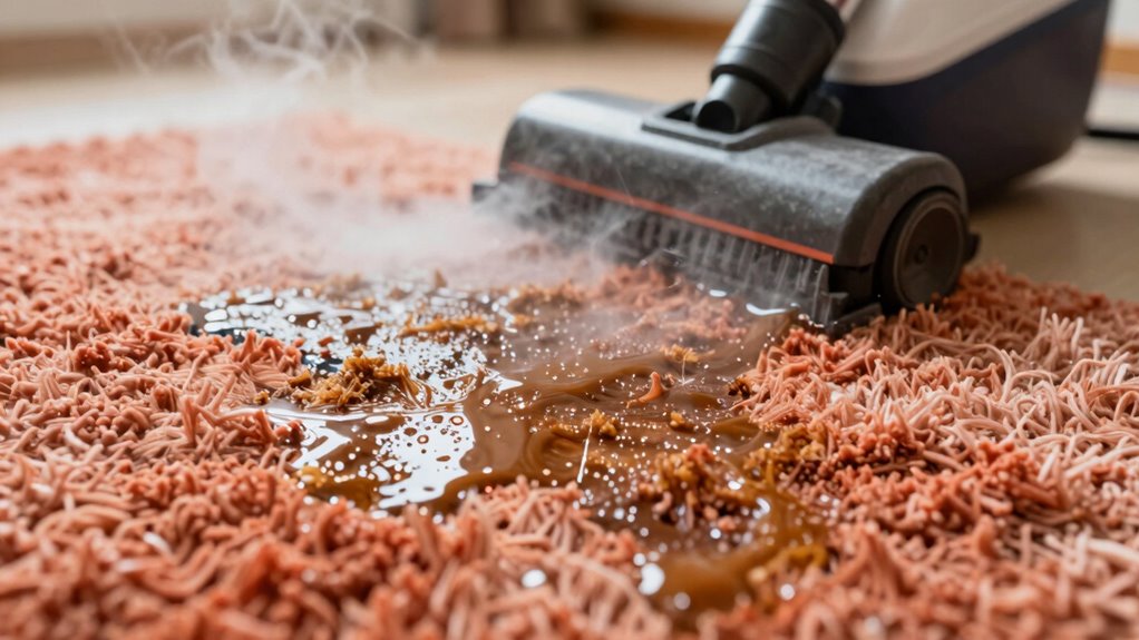 sticky residue indicates cleaning issues