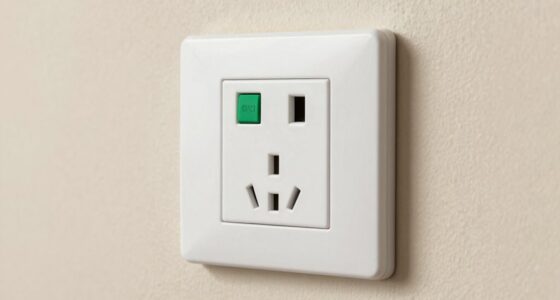 test button prevents shocks