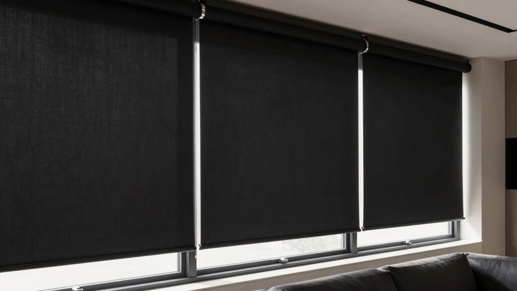top blackout motorized shades