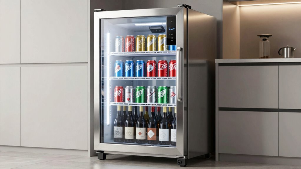 top built in beverage coolers