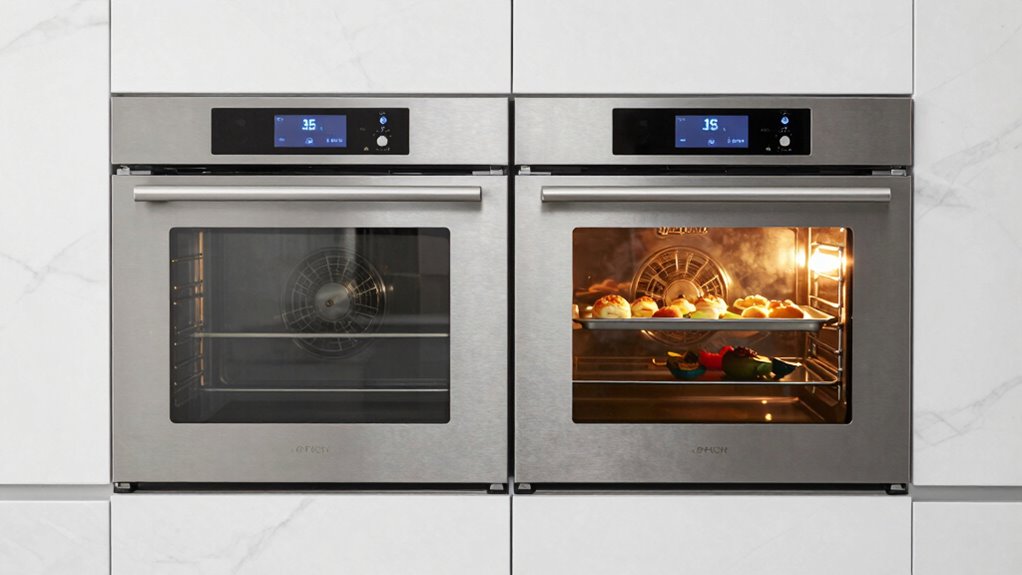 top convection double ovens