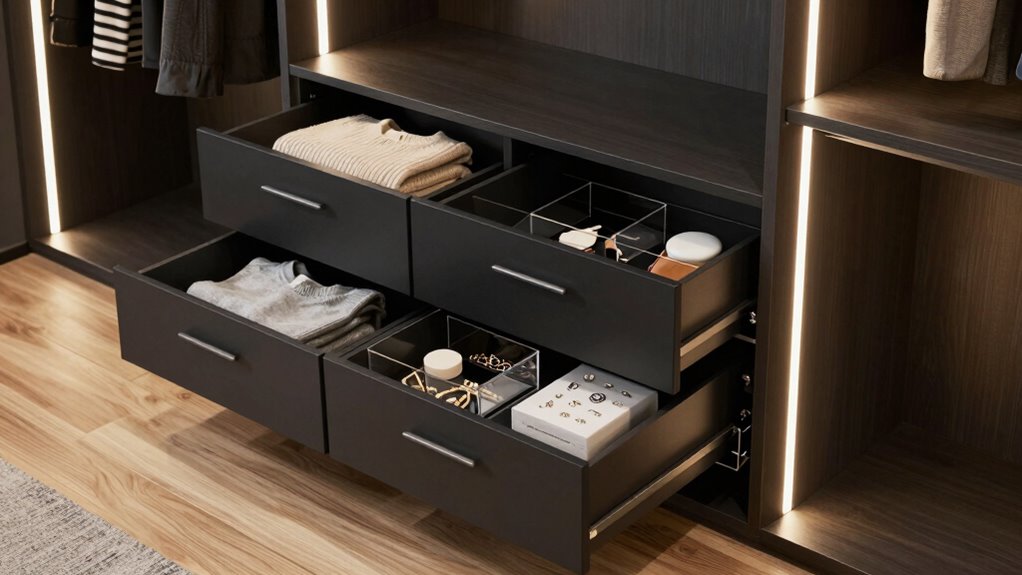top drawer closet organizers
