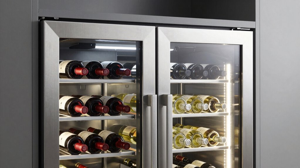 top dual zone wine fridges