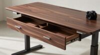 top electric desks with storage