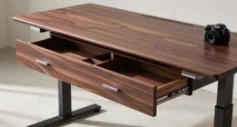 top electric desks with storage