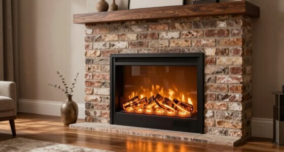 top electric fireplace inserts