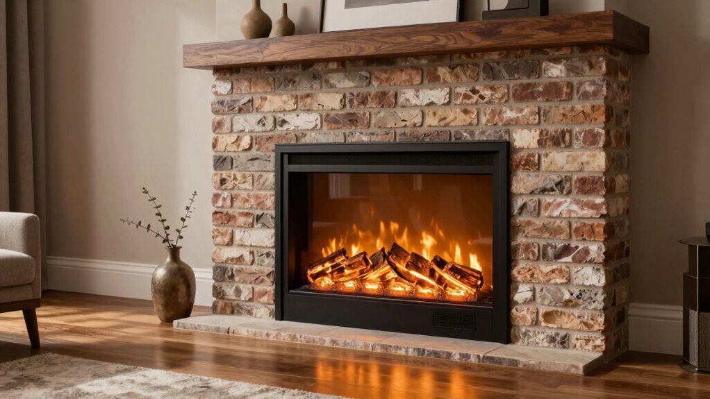 top electric fireplace inserts