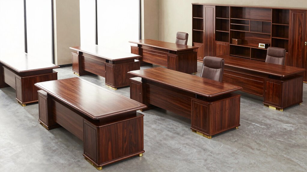 top executive solid wood desks