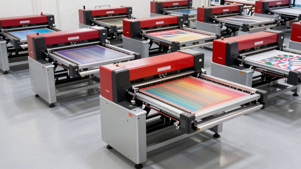 top fabric screen printing presses
