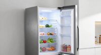 top frost free upright freezers