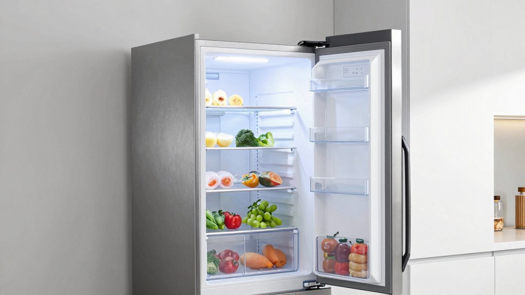 top frost free upright freezers