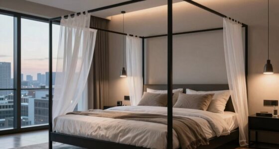 top king canopy bed frames