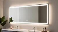 top large led bathroom mirrors