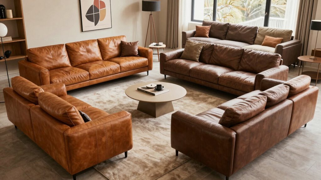 top leather sectional sofas