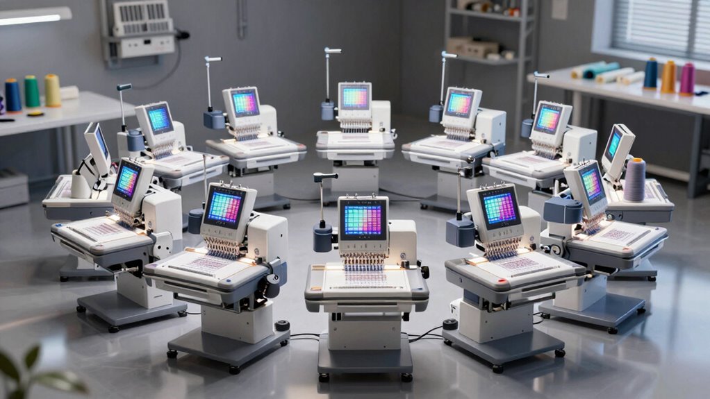 top multi needle embroidery machines