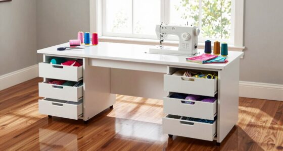 top sewing tables with storage