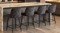 top upholstered counter stools