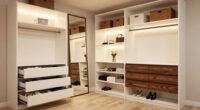 top walk in closet organizers