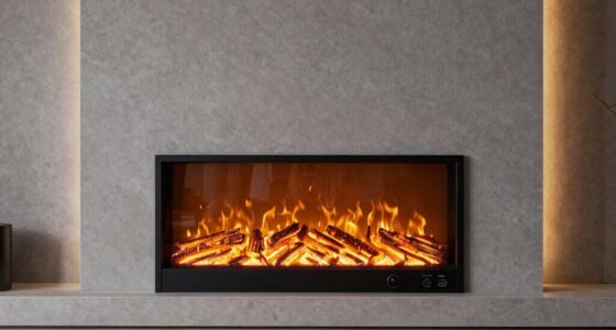 top wall mount electric fireplaces