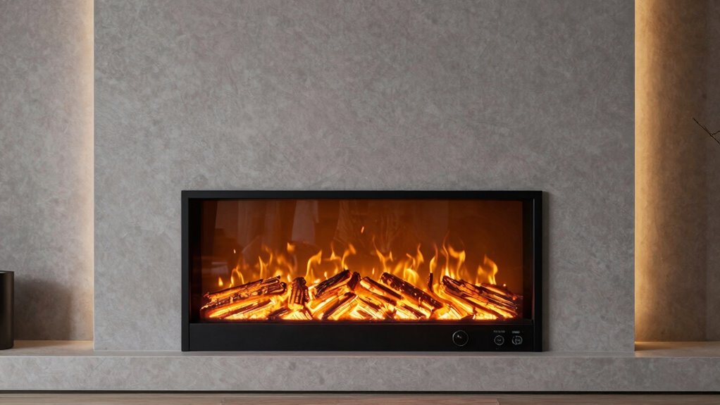 top wall mount electric fireplaces