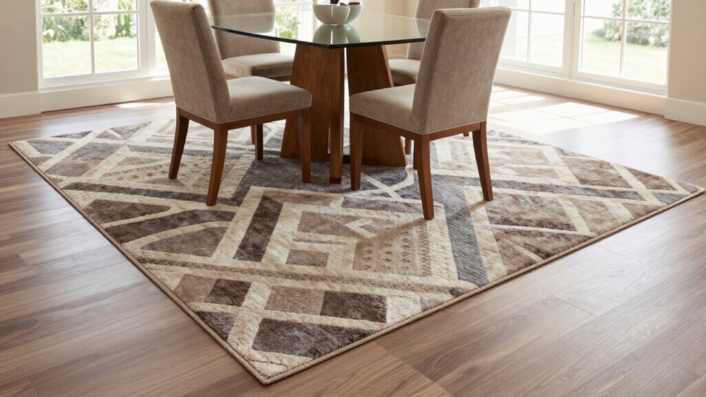 top washable dining rugs