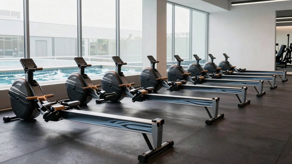 top water rowing machines