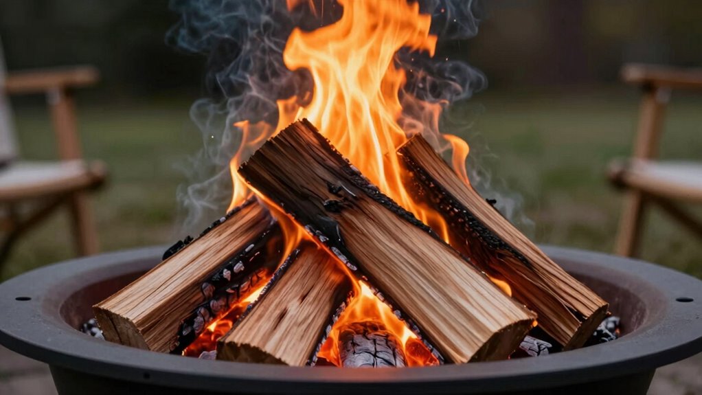 use dry seasoned firewood