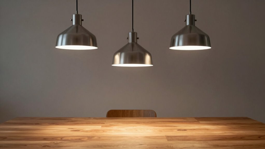 use odd numbered pendants